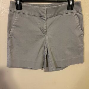 LOFT Gray Tailored Bermudas